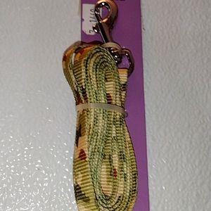 5ft camo dog cat leash new 3/8" wide